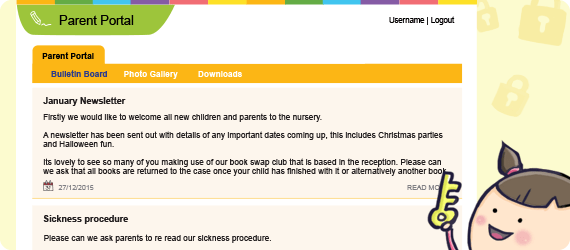 NurseryWeb - Parent Portal