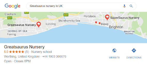 NurseryWeb - Google Map Listing