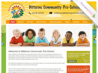 NurseryWeb - Bitterne Community Pre-School Website Design