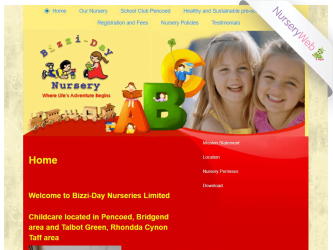 NurseryWeb - Bizzi Day Nursery Website Design