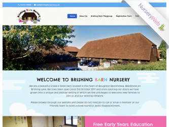 NurseryWeb - Brishing Barn Nursery Website Design