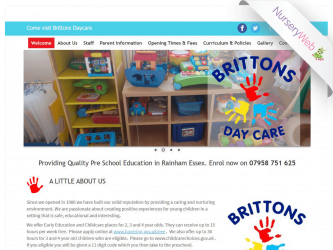 NurseryWeb - Brittons Day Care Website Design