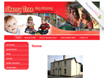 NurseryWeb - Cherry Tree Day Nursery Website Design