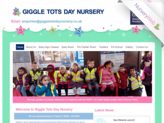 NurseryWeb - Giggle Tots Day Nursery Website Design