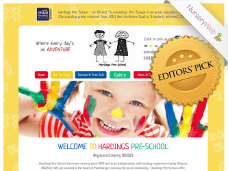 NurseryWeb - Hardings Pre-School Website Design