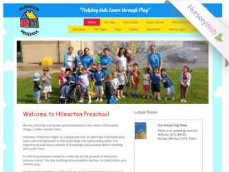 NurseryWeb - Hilmarton Pre-School Website Design