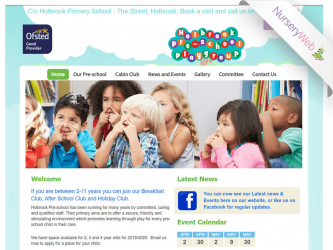 NurseryWeb - Holbrook Pre-School Playgroup Website Design