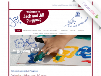 NurseryWeb - Jack n Jill Playgroup Website Design