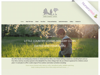 NurseryWeb - Little Country Lovers Website Design