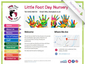 NurseryWeb - Little Foot Day Nursery Website Design