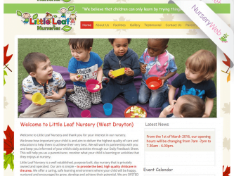 NurseryWeb - Little Leaf Nurseries Website Design