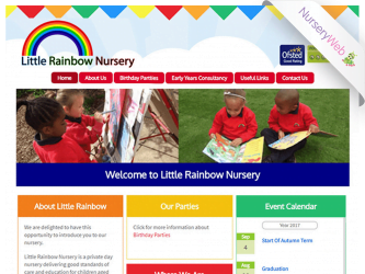 NurseryWeb - Little Rainbow Nursery Website Design