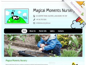 NurseryWeb - Magical Moments Nursery Website Design