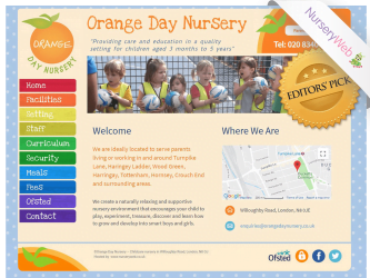 NurseryWeb - Orange Day Nursery Website Design