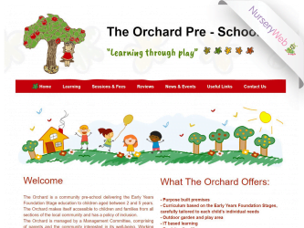 NurseryWeb - The Orchard Pre-School Website Design