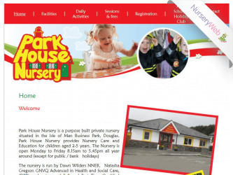 NurseryWeb - Park House Nursery Website design