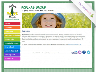 NurseryWeb - Poplard Ground Pre-School Website Design