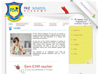 NurseryWeb - Pre School Academy Website Design