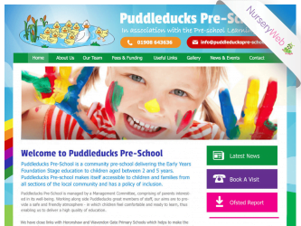 NurseryWeb - Puddleducks Pre-School Website Design