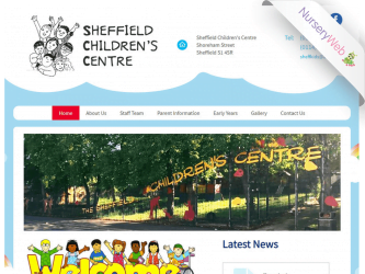 NurseryWeb - Sheffield Children's Centre Website Design