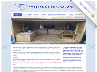 NurseryWeb - Starlings Pre-School Website Design