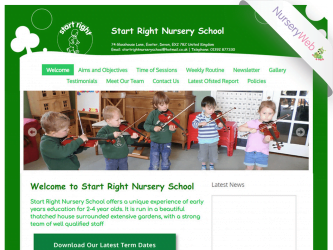 NurseryWeb - start Right Nursery School Website Design