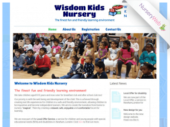 NurseryWeb - Wisdom Kids Nursery Website Design